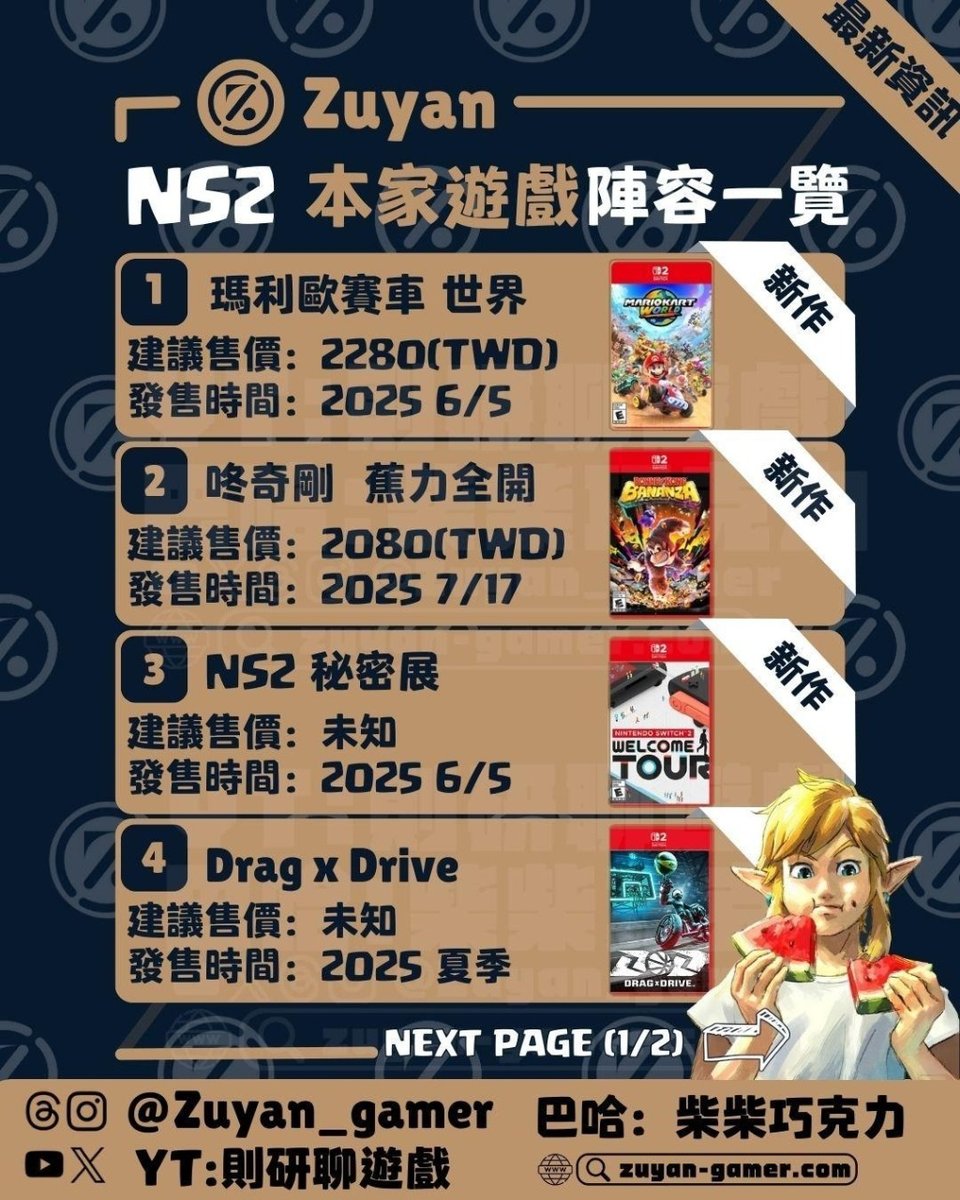 NS2本家獨佔遊戲陣容一覽🔥 | 4Gamers