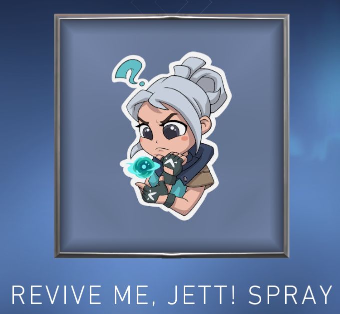 Revive me, Jett đã trở thành vật phẩm in-game từ trước đó.