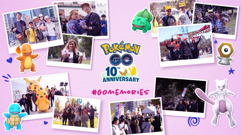 Pokemon GO 10th Anniversary GO Memories