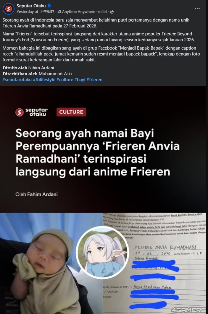 FireShot Capture 153 - (20+) Seputar Otaku - Seorang ayah di Indonesia baru saja menyambut.._ - www.facebook.com