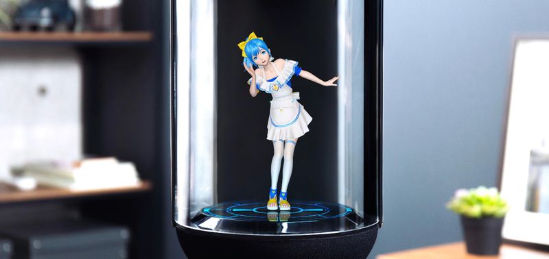 國外想抄出一台gatebox虛擬管家 結果萌妹逢妻光變肌肉大叔 4gamers