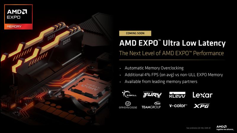 AMD EXPO Ultra Low Latency Memory