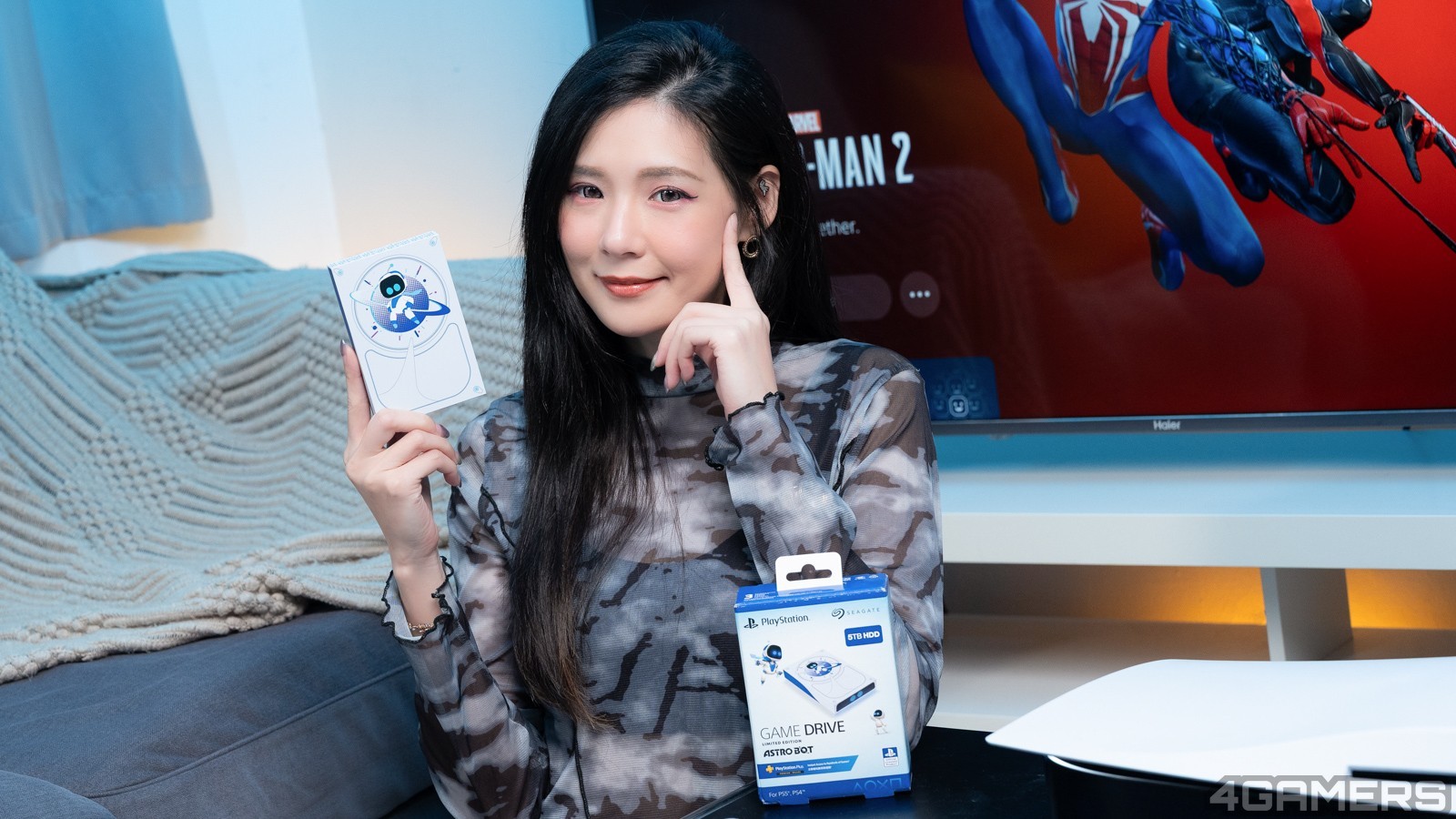 Seagate Astro Bot限定版5TB外接硬碟開箱：終結容量焦慮的超大資料庫