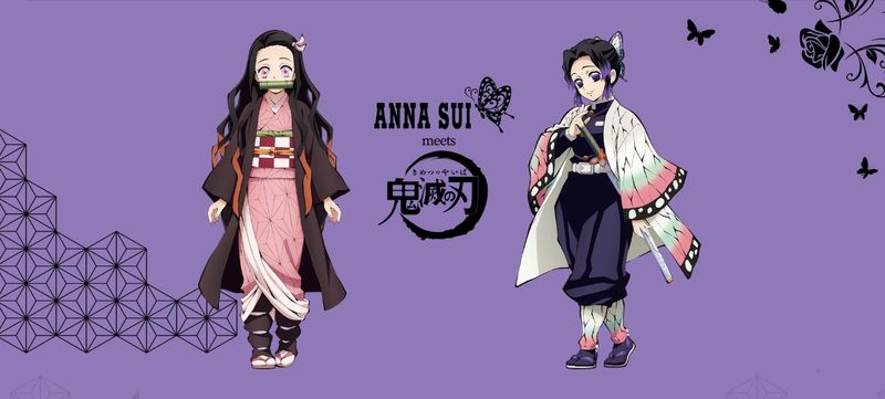 鬼滅之刃x Anna Sui 聯名商品登場 結合蝴蝶與薔薇的華麗設計 4gamers