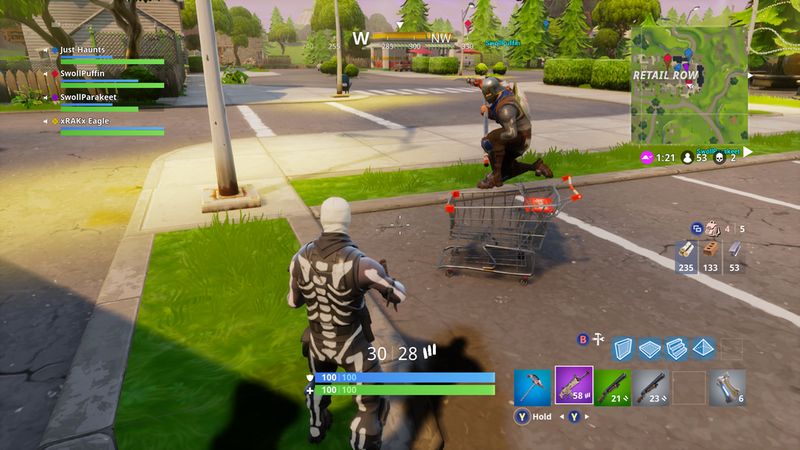 Fortnite 改版新增 手推車 不能開 但可讓朋友 上車 4gamers