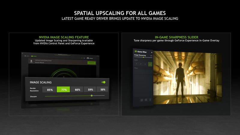 NVIDIA DLSS 2.3 & NVIDIA Image Scaling (NIS)