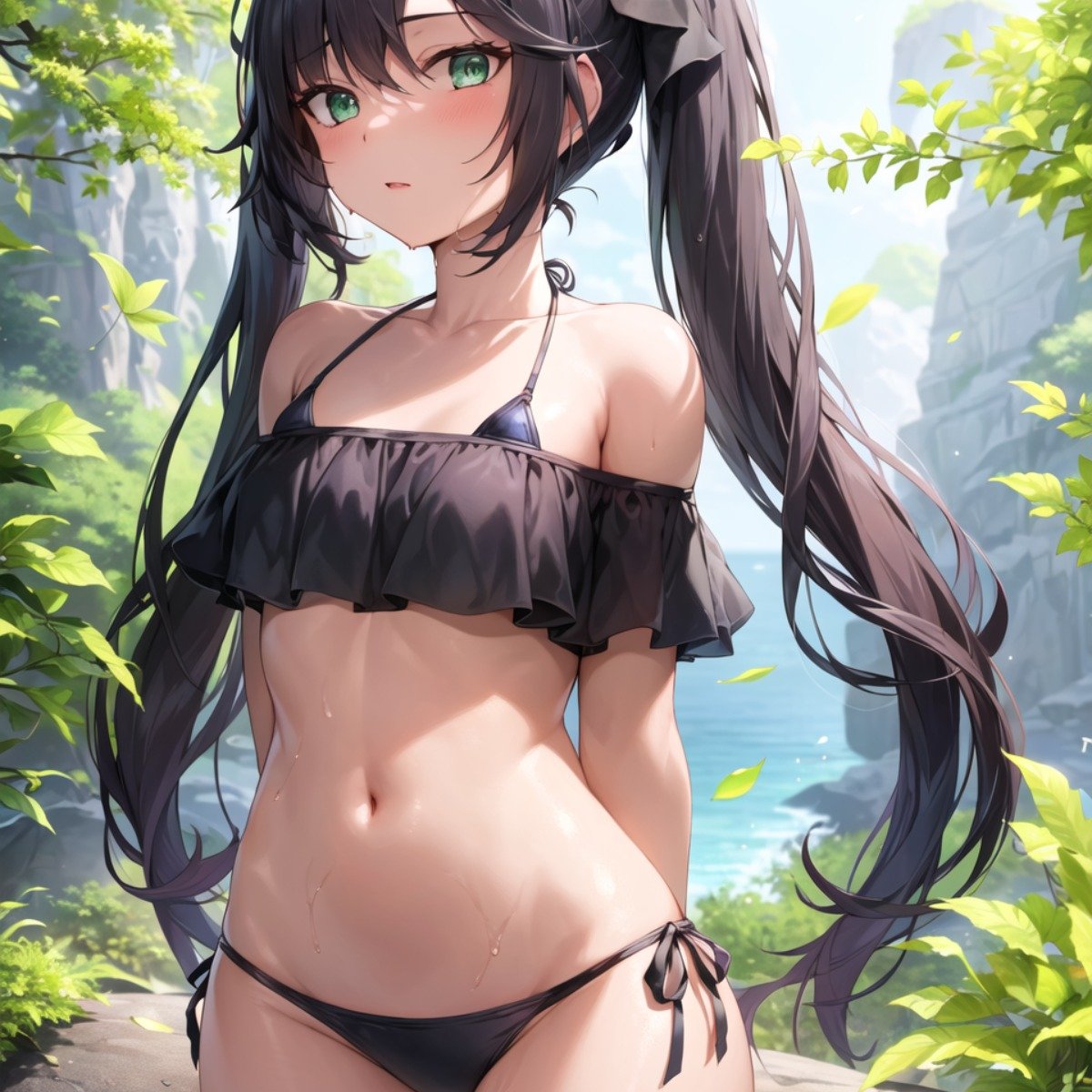Bikini  Mona | Apel | AI Art #pixiv www… | 4Gamers