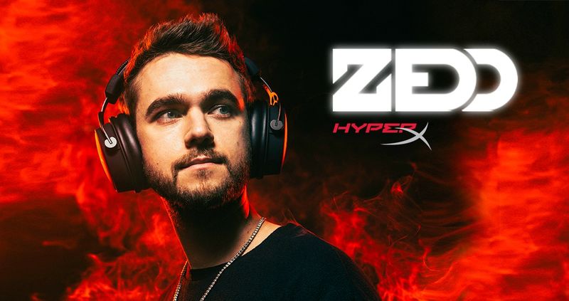 新聞照片1_HyperX 今日宣布世界百大知名 DJ、唱片製作人和詞曲作家Zedd 出任HyperX品牌大使