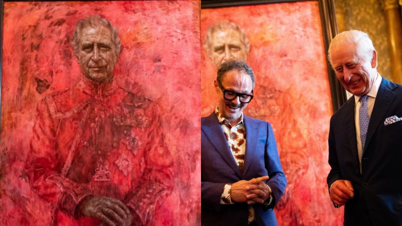 New portrait of the King unveiled