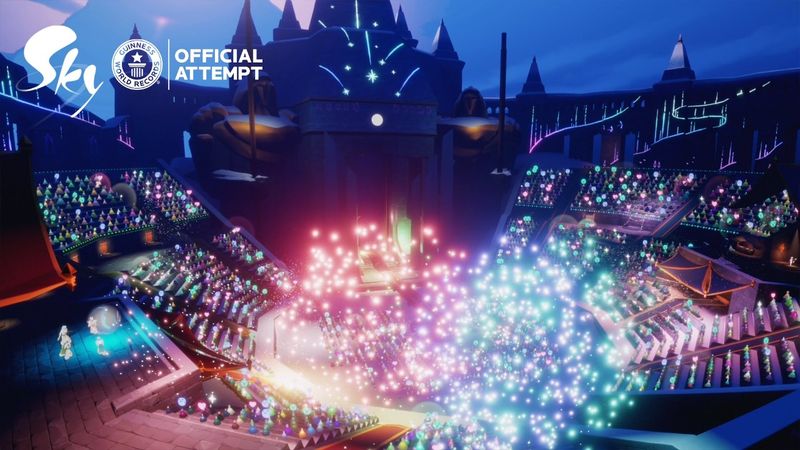 《Sky光．遇》與Aurora聯動的線上虛擬演唱會，將於8月25日打破「史上最多人的線上虛擬主題演唱會」金氏世界紀錄。