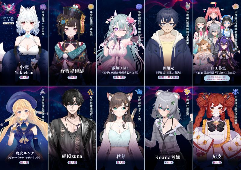 01 第三屆金V獎得獎名單