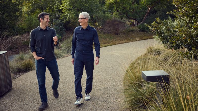 Apple John Ternus and Tim Cook