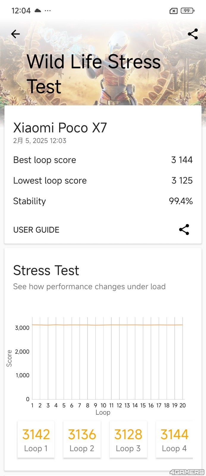 3DMark Wild Life Stress