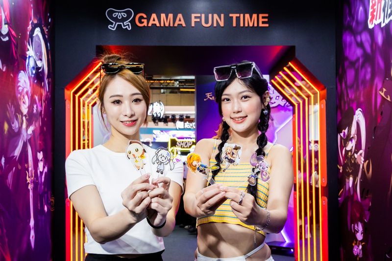 展場照片_完成五大IP個別任務，可索取只送不賣的「FUN能量打卡棒」！