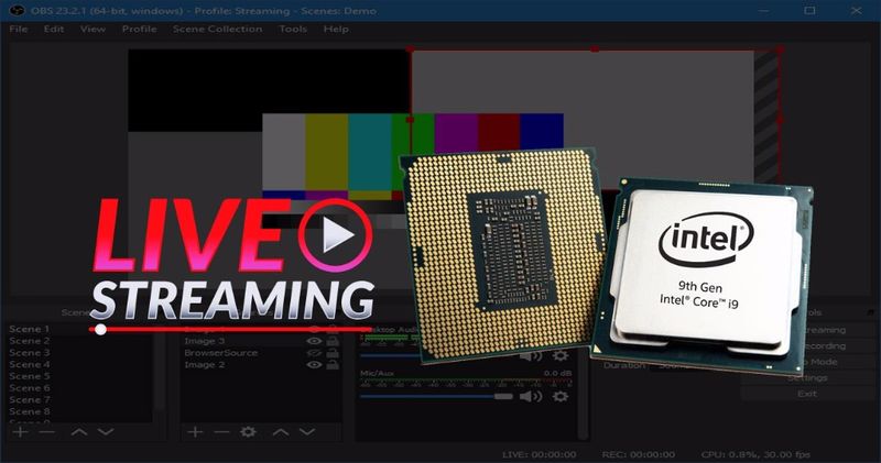 跑4k遊戲加上直播轉檔行不行 壓搾intel Core I9 9900k極限效能 4gamers