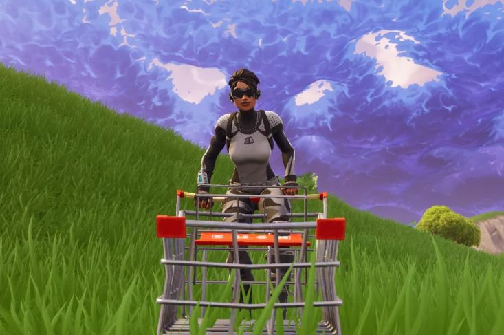 快叫朋友上車 Fortnite 不科學 手推車 滑得比你跑得還快 4gamers
