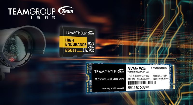 十銓科技發表8TB MP34Q M.2 PCIe SSD及HIGH ENDURANCE監控專用記憶卡